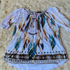 Off the shoulder shirt